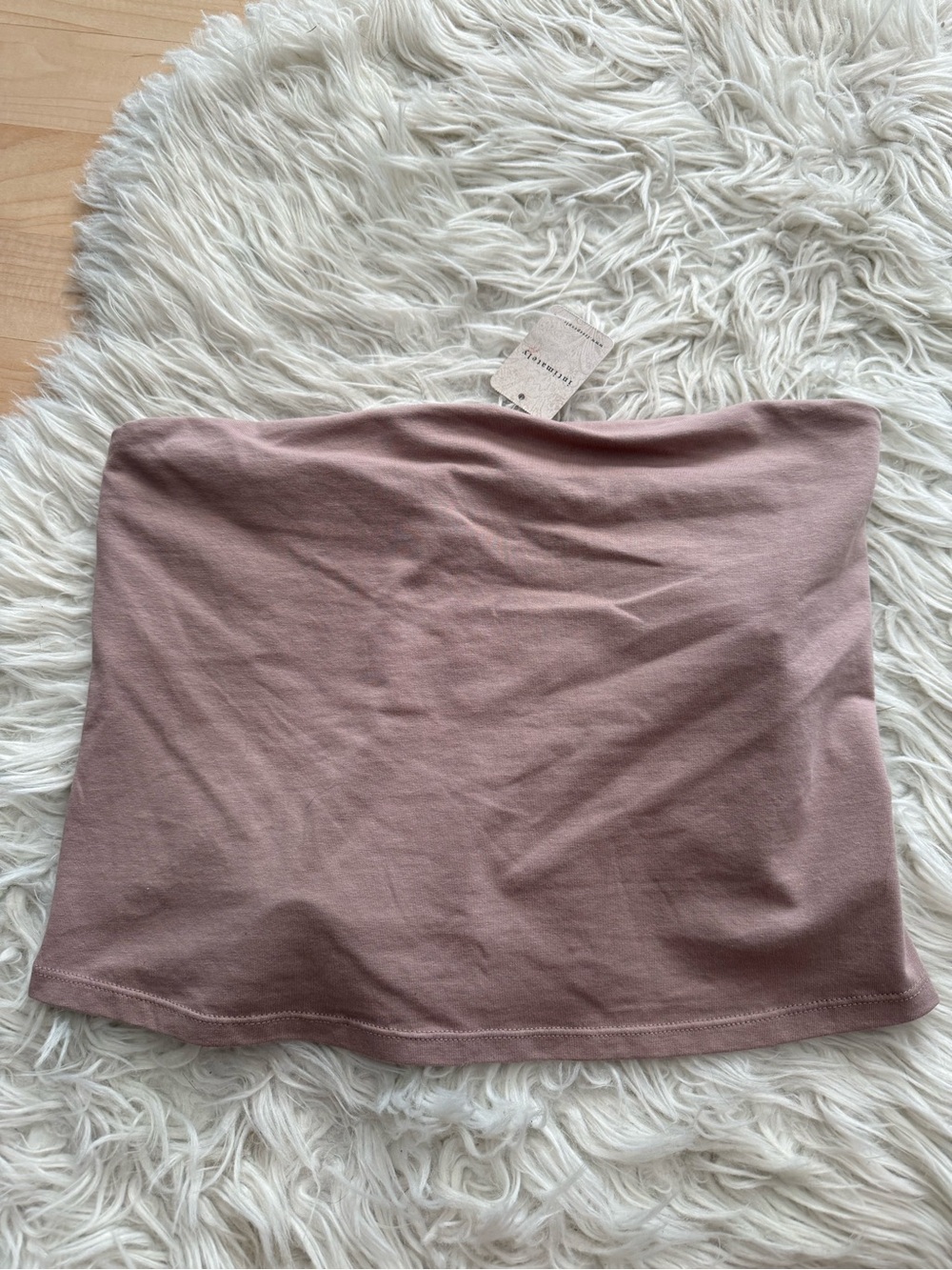 NWT Free People Taupe Tubetop L
